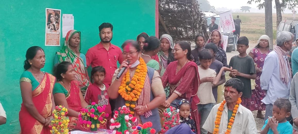 एमालेका उम्मेदबार चौधरी घरदैलोमा