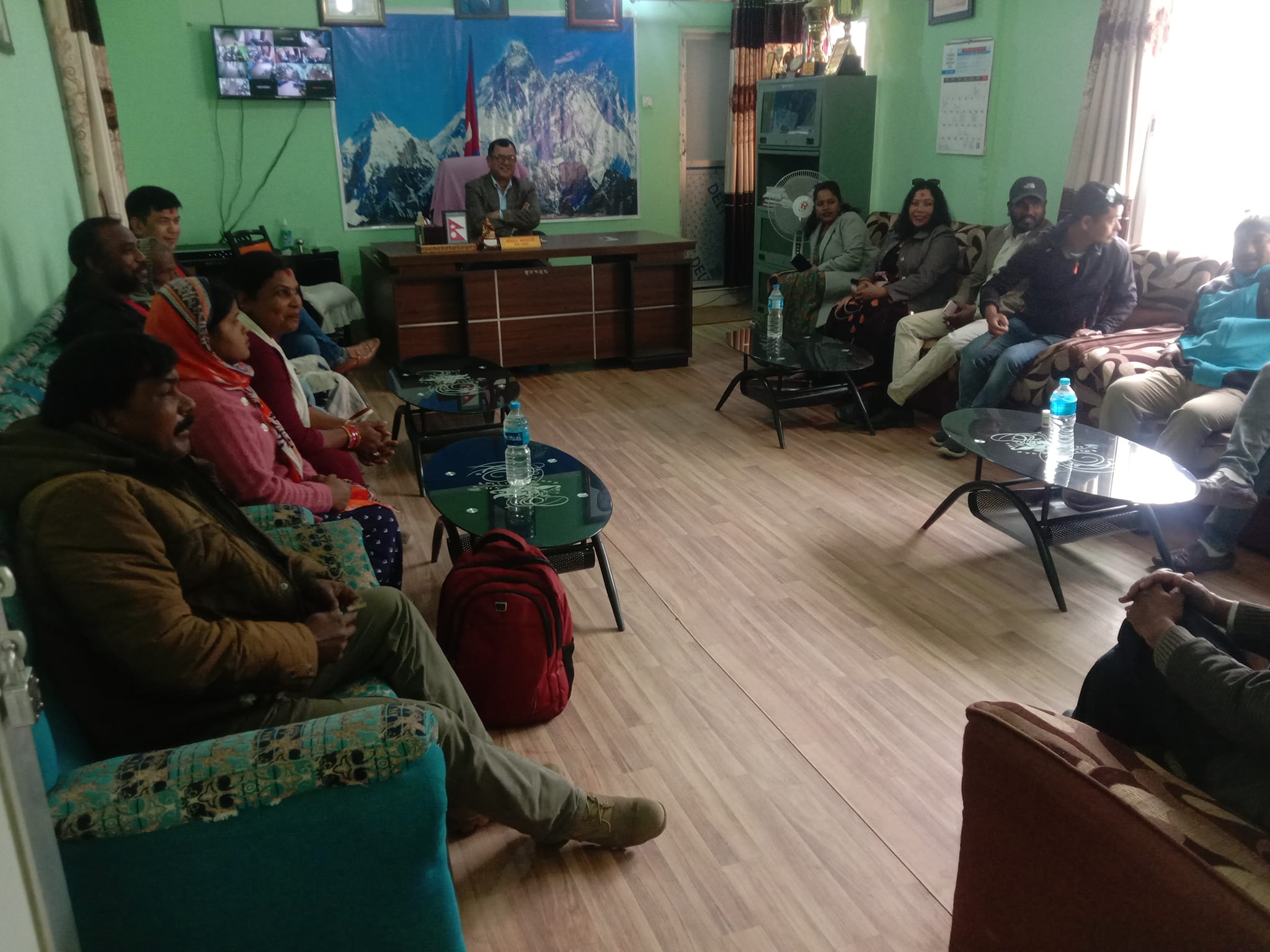 इनरुवामा चलचित्र महोत्सवका बारेमा नगर प्रमुखसंग आयोजक