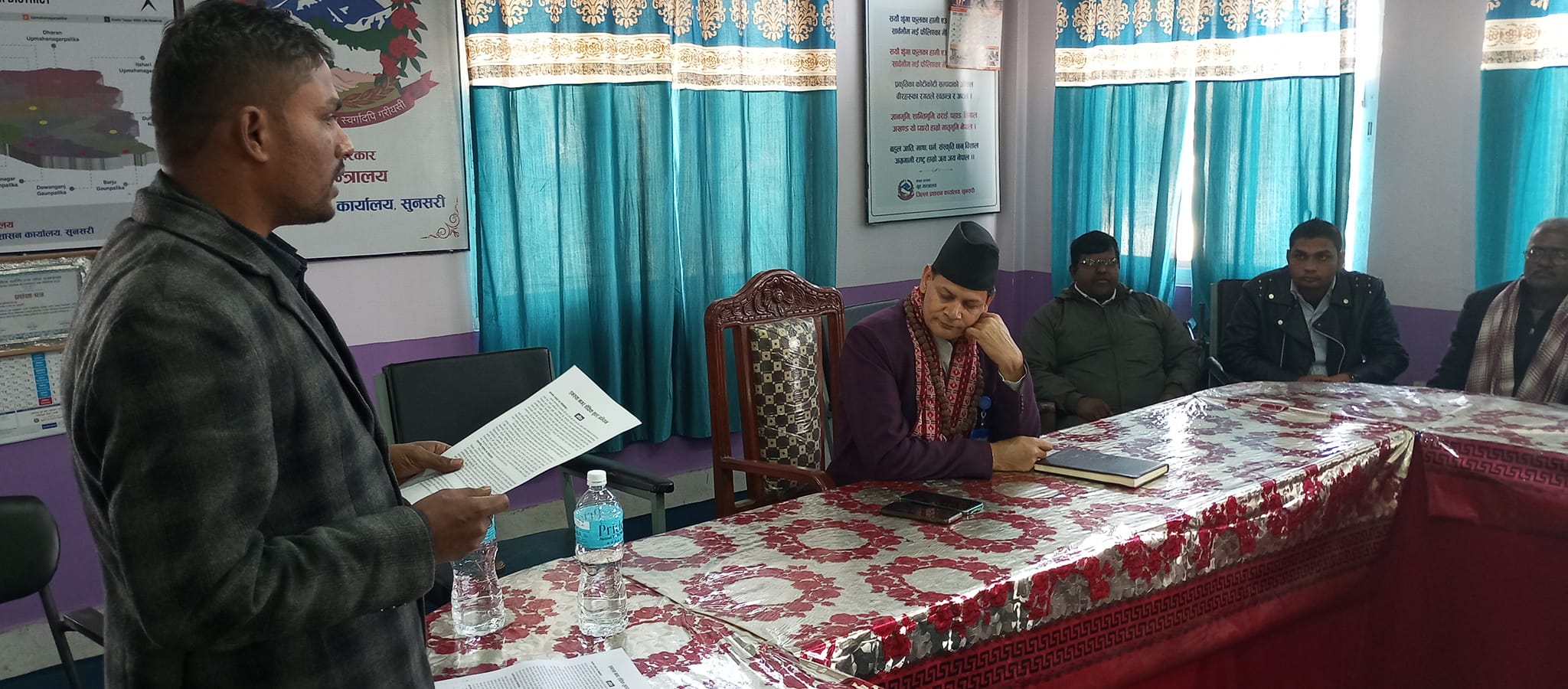 इनरुवा नगर शैक्षिक सुधार अभियानद्धारा प्रजिअको स्वागत सम्मान र परिचयात्मक कार्यक्रम