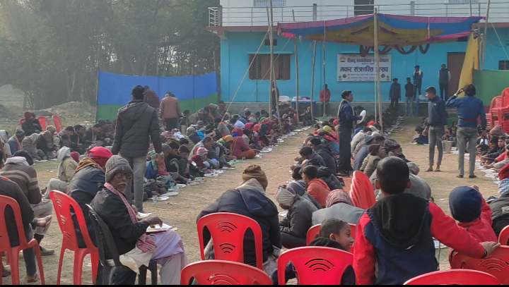 देवानगञ्जमा खिचडी कार्यक्रम सम्पन्न
