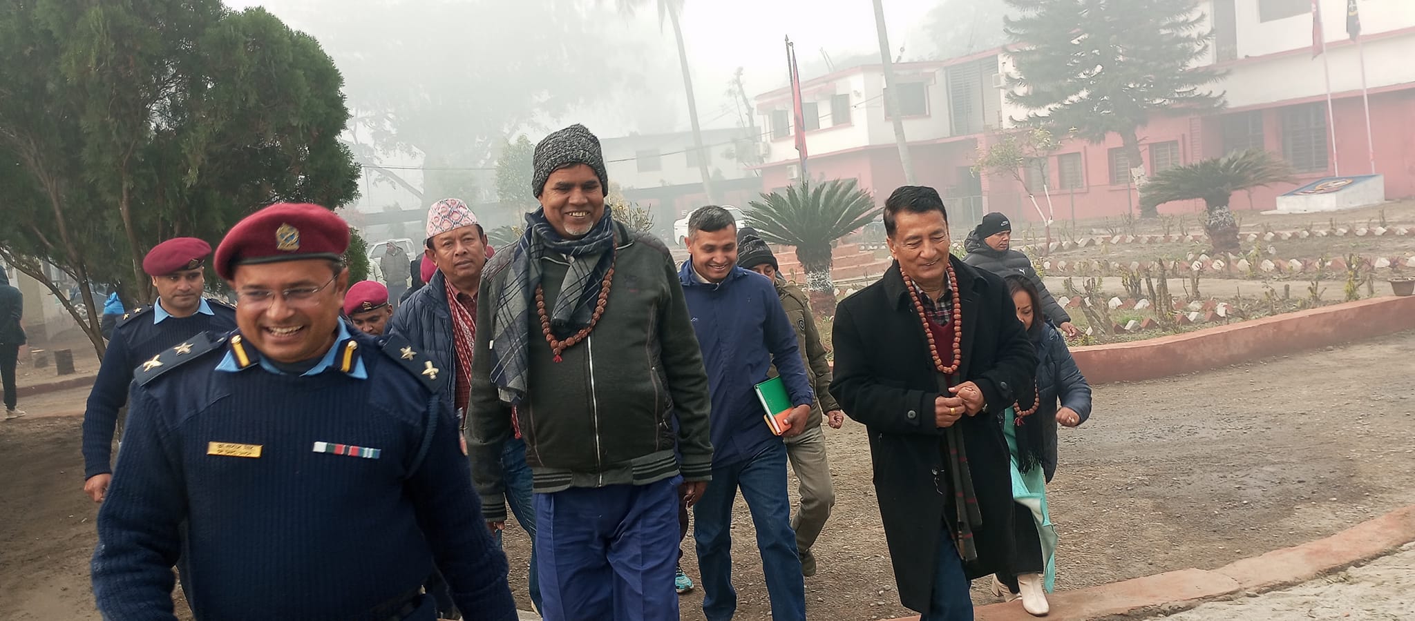 कोशी प्रदेश प्रहरी अस्पताल इनरुवाको पूर्वमन्त्री कार्कीद्धारा निरीक्षण