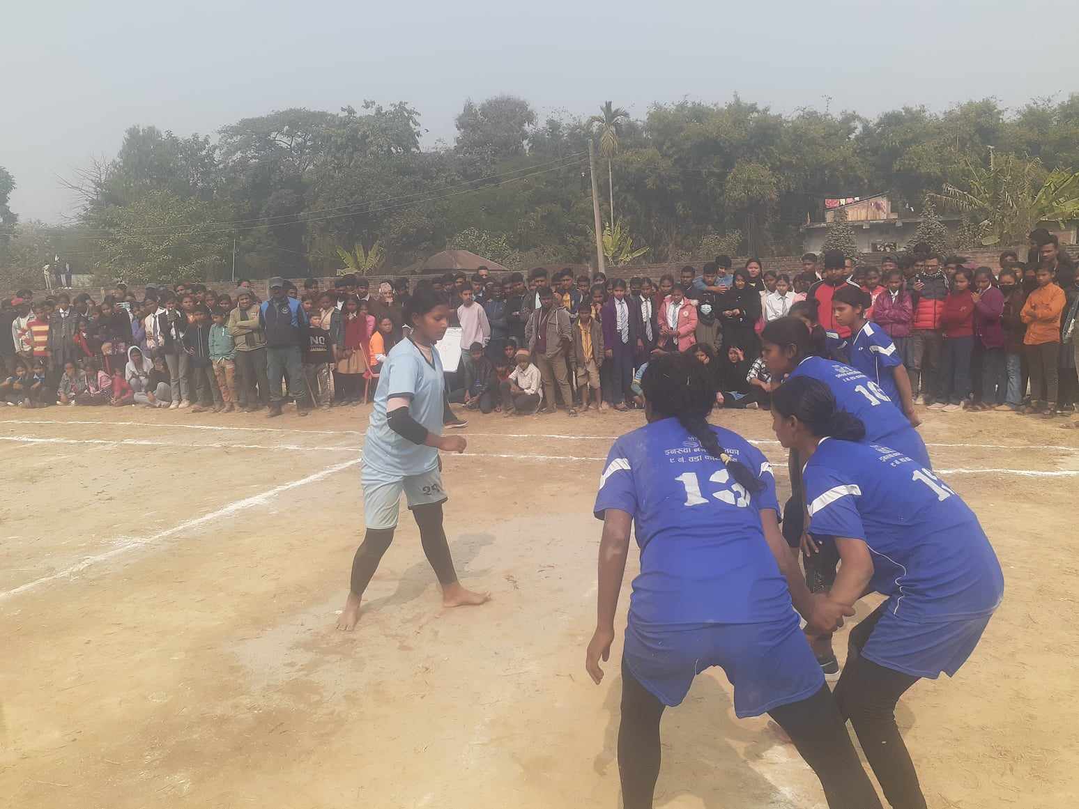 कबर्डी खेलमा छात्रा तर्फ शारदा मावि बलाहा प्रथम