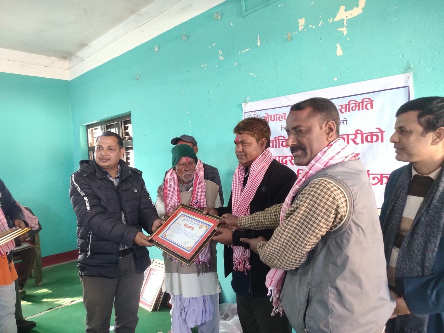 नेपाल यादव सेवा समितिको पदभार ग्रहण तथा प्रमाण पत्र वितरण
