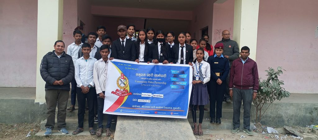 कप्तानगञ्जको कृष्ण माध्यमिक विद्यालयमा फ्यान क्लब गठन