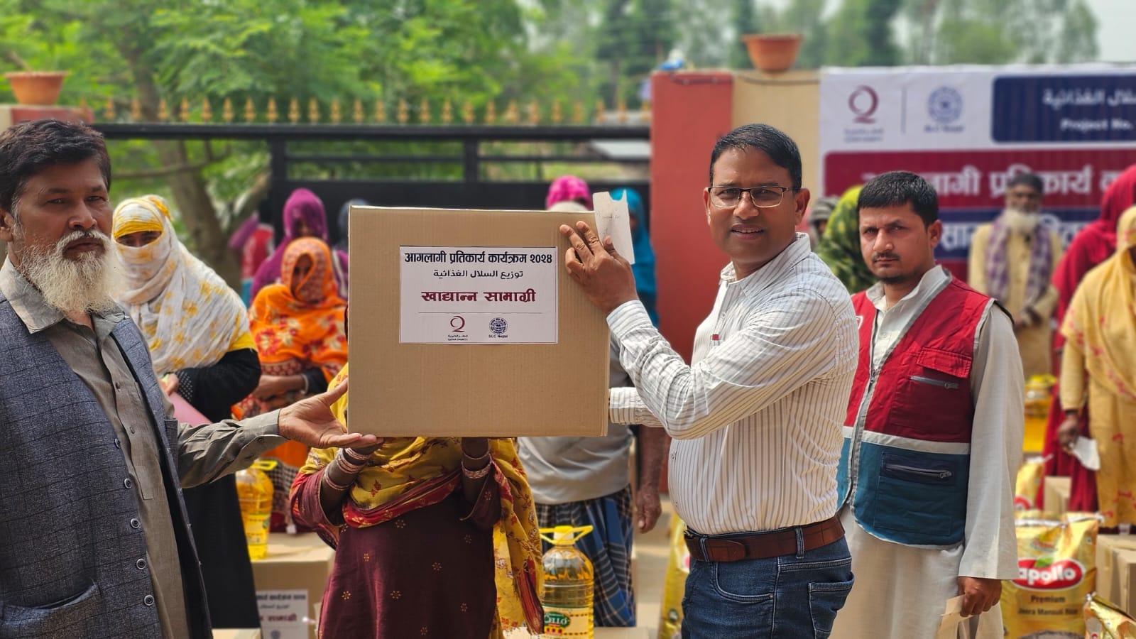अग्नि पीडितलाई खाध्यान राहत