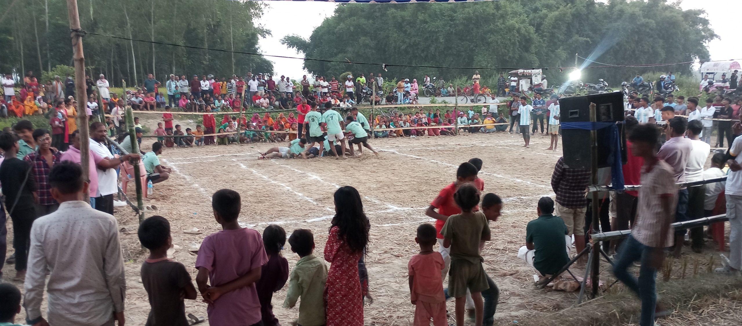 इनरुवामा स्थानीय स्तरीय कबड्डीको तयारी