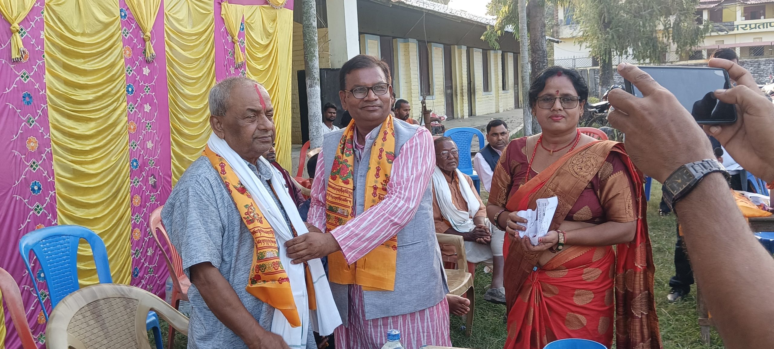 मावि नकटी रायपुरमा शुभकामना आदान प्रदान कार्यक्रम सम्पन्न