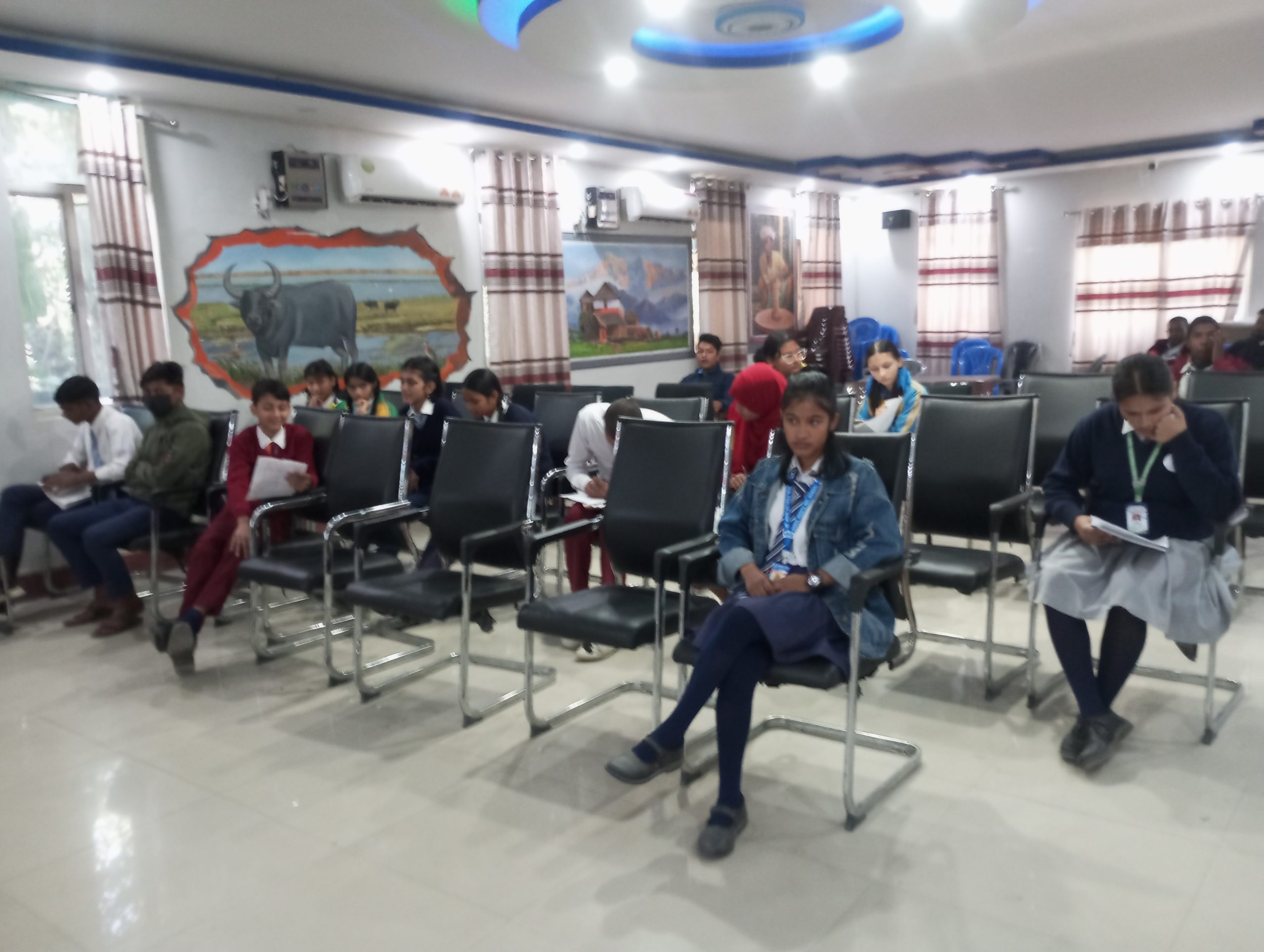 अन्तर मावि कबिता बाचन कार्यक्रम सुरु