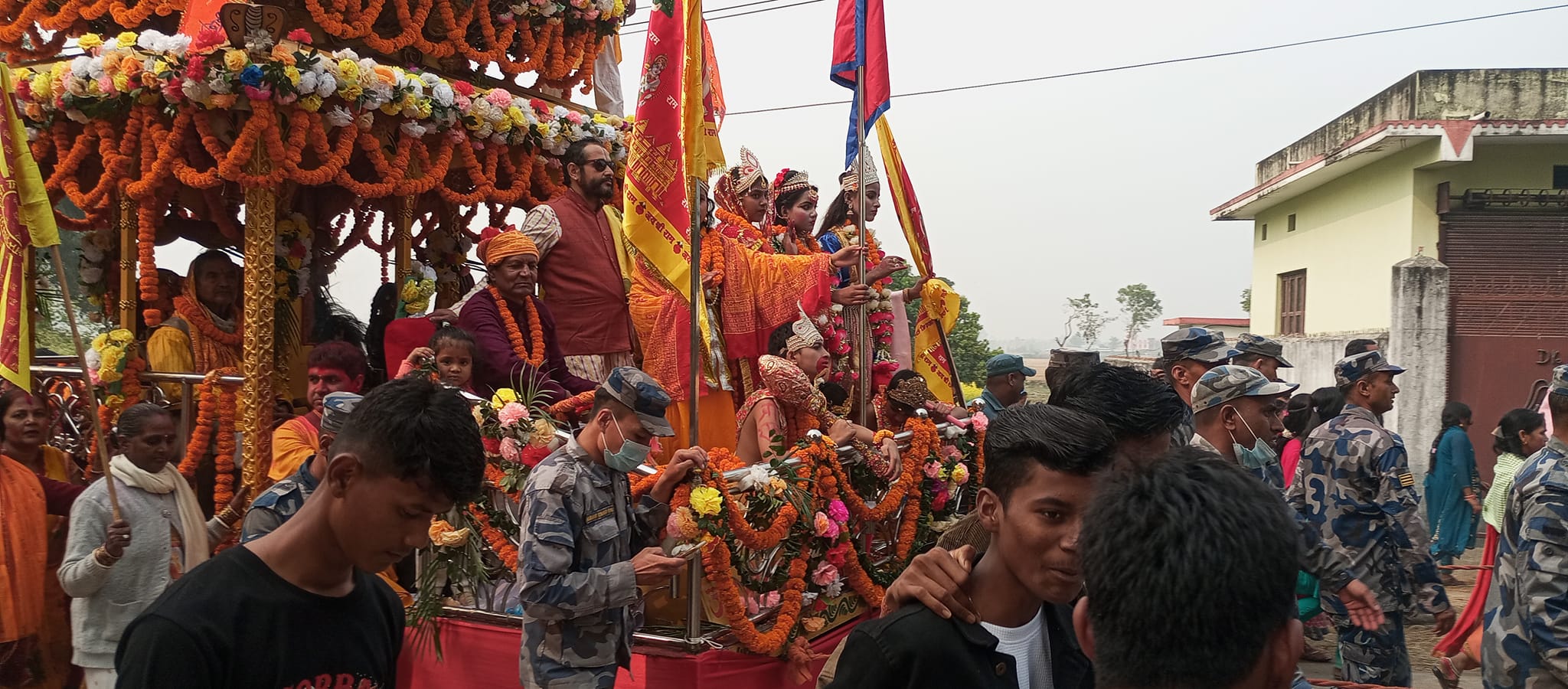 विवाह पञ्चमी महोत्सवमा रामसीता रथ यात्रा