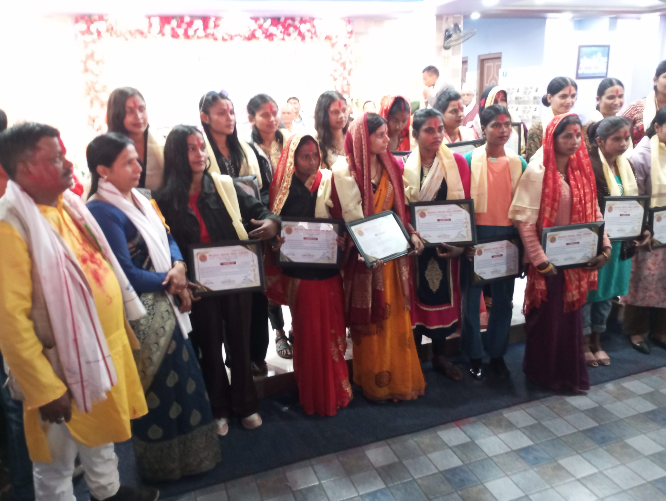 यादव समुदायका उच्च शिक्षा हासिल गरेका छोरी बुहारी सम्मानित