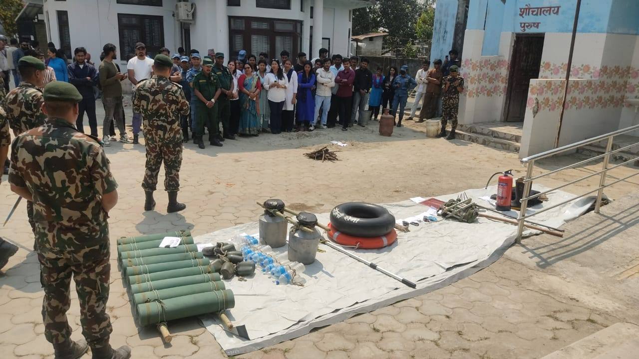 सामुदायीक विपद् प्रतिकार्य तालिम सम्पन्न