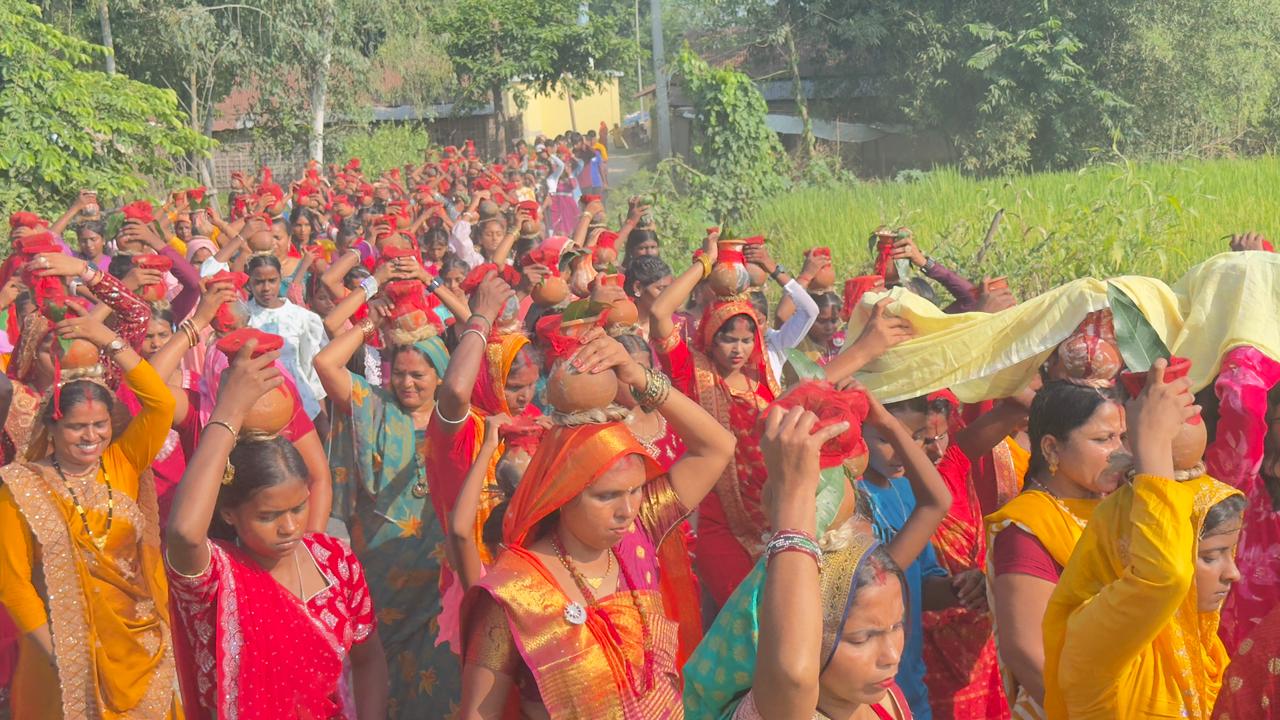 दिपावली तथा काली पुजाको अवसरमा कलश यात्रा सम्पन्न