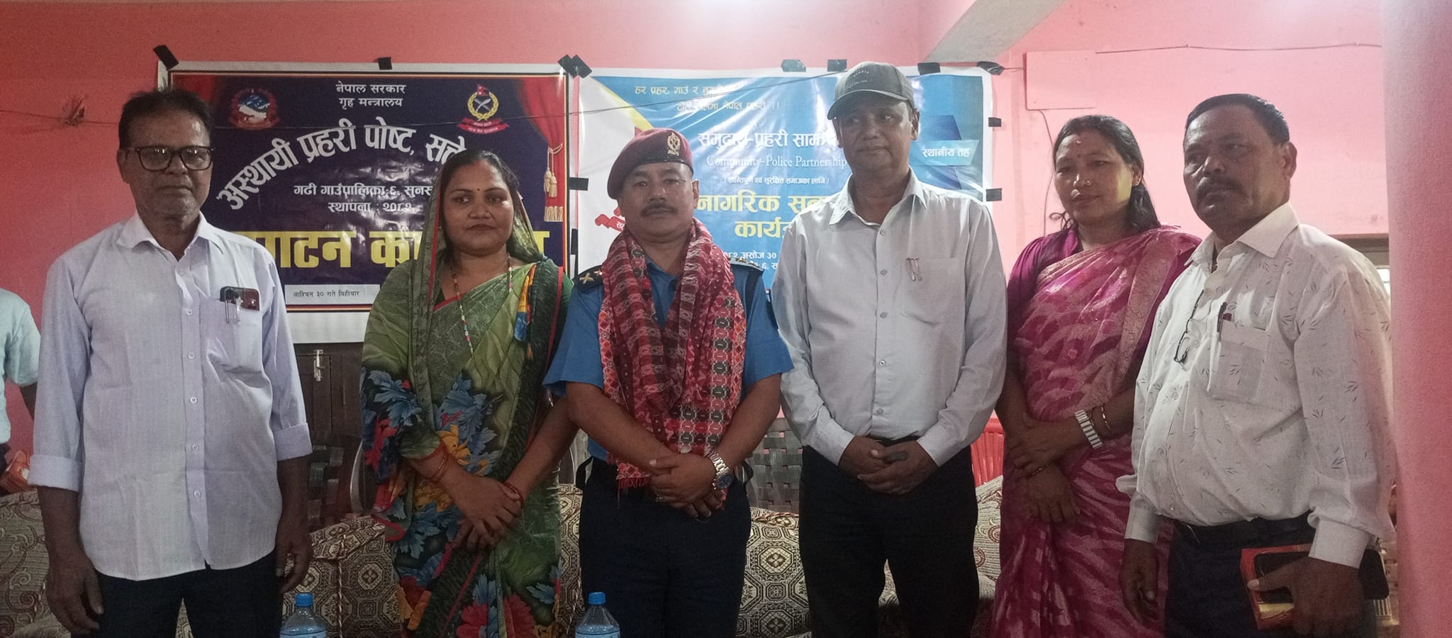 सतैरझोरामा अस्थायी प्रहरी पोष्ट स्थापना