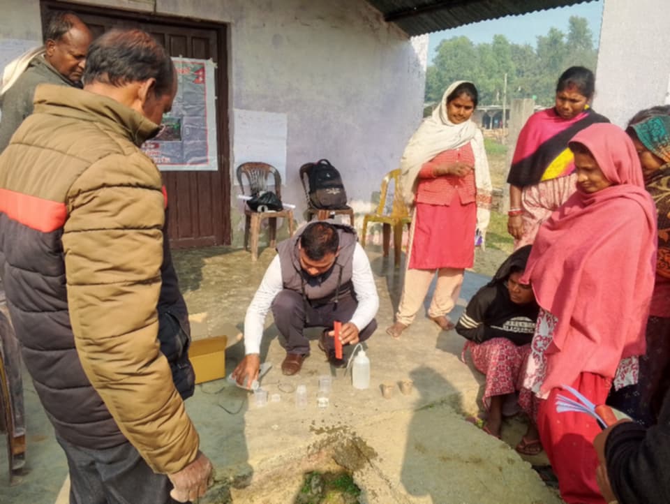माटो नमूना संकलन र उर्वराशक्ति सुधार सम्बन्धी स्थलगत तालिम