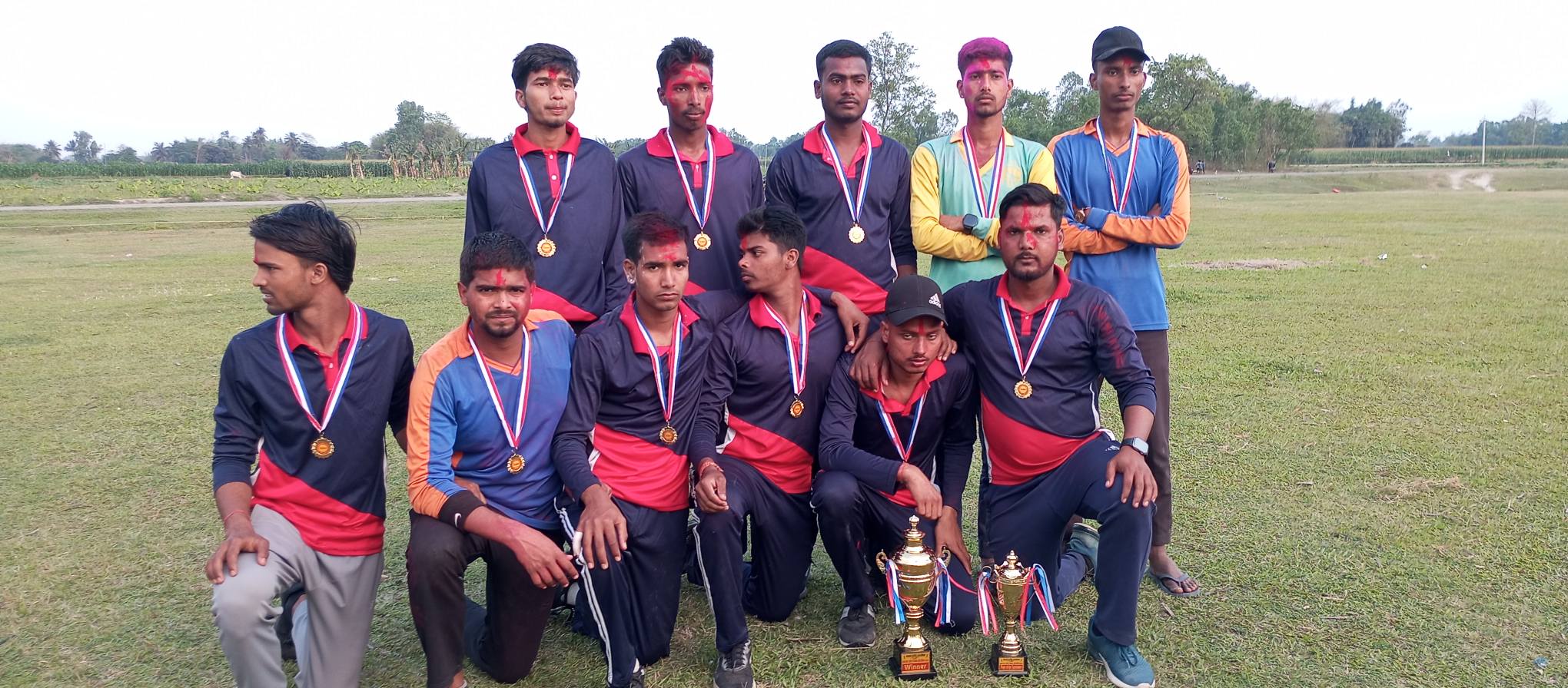 वडा स्तरीय क्रिकेटको उपाधी भोक्राहा नरसिंह ७ लाई