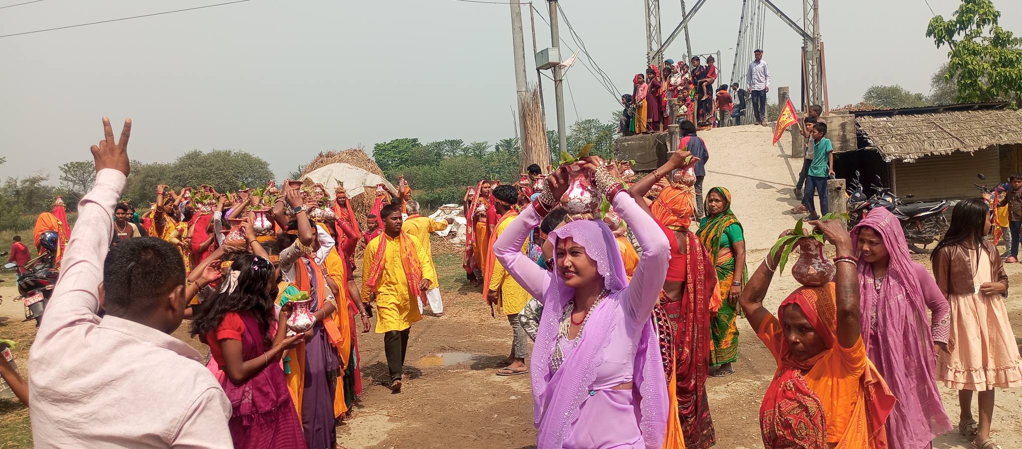 जल्पापुरमा भव्य शोभा कलश यात्रा