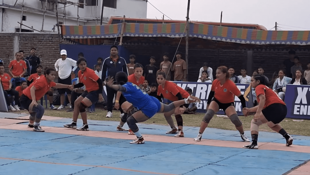 नेपाल प्रहरी प्रथम कोशीटप्पु खुल्ला महिला राष्ट्रिय कबड्डी प्रतियोगिताको फाईनलमा प्रवेश