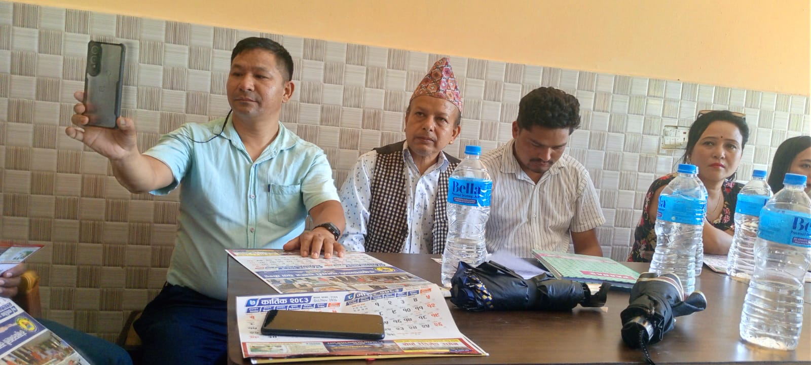 कलाकार लेखकहरुको सखुवासभा कलाकार चाैतारि केन्द्रीय समितिको प्रदेश शाखा गठन