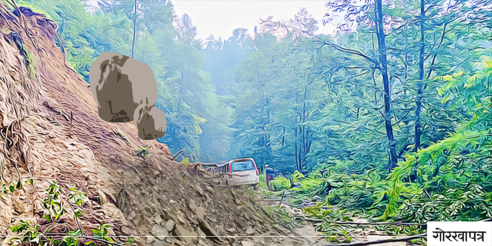 कालीकोटमा पहिरोले पुरिँदा दुई जनाको मृत्यु